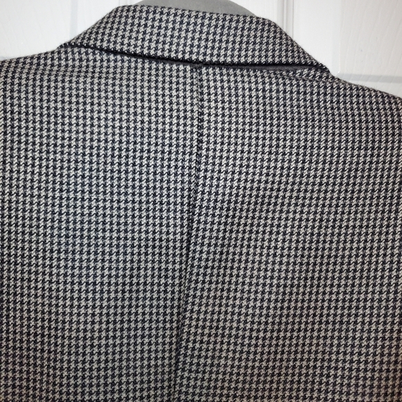 Vintage Hickey Freeman 40R Men's Camel Hair Gingham Check Suit Jacket Blazer - Picture 7 of 12